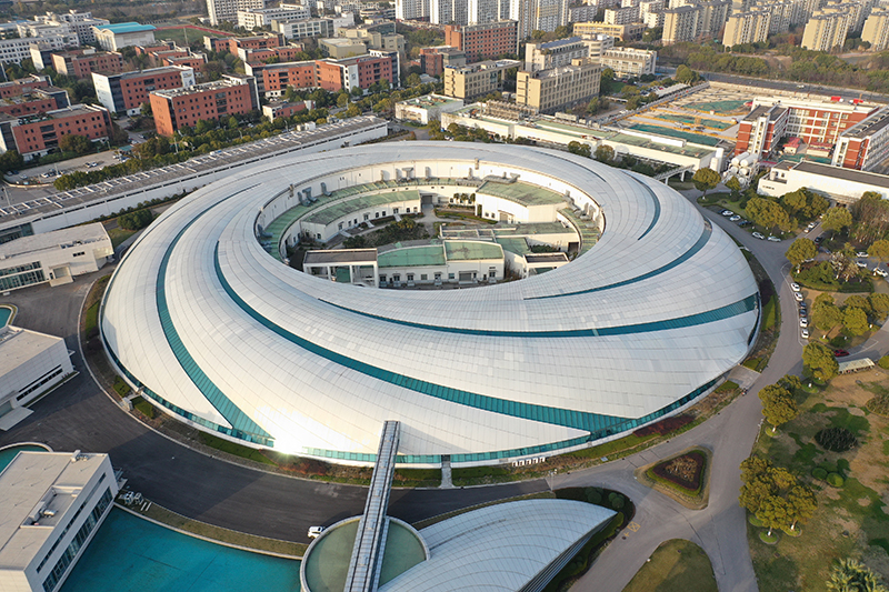 2019年3月12日，航拍上海光源項(xiàng)目。